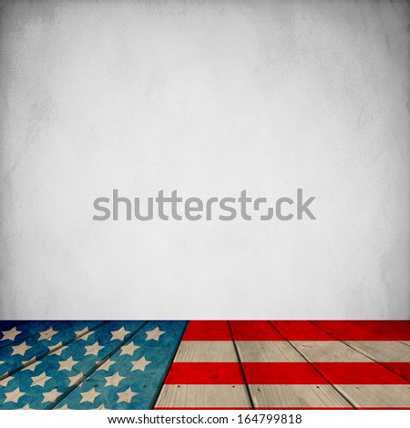 Patriotic Room (With Retro Wallpaper)