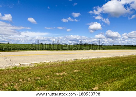 Country Road Side View