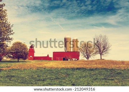 Autumn on American Farm