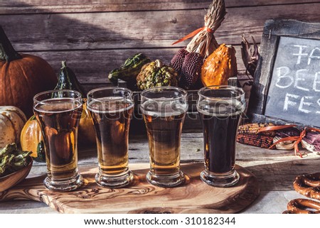 Craft Beer Flight (Halloween Season)