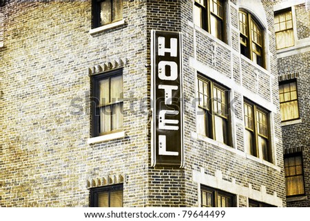 Vintage Picture Design - Traditional American Hotel