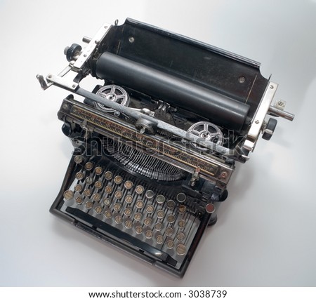  Fashioned Typewriter on Old Fashioned  Vintage Typewriter Stock Photo 3038739   Shutterstock