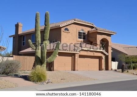 Western Two-Story House in Arizona