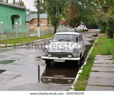 KIEV, UKRAINE - CIRCA MARCH 2013: The soviet car 