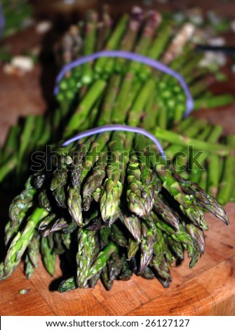 Asparagus Tips and Cut sections
