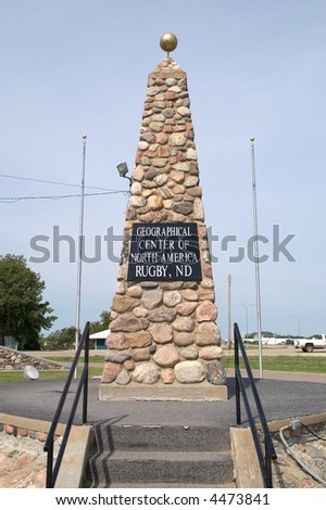 Geographical Center of North America in Rugby, North Dakota