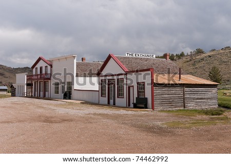 Store, hotel, restaurant, saloon, and card room in the South Pass City State Historic Site in Wyoming