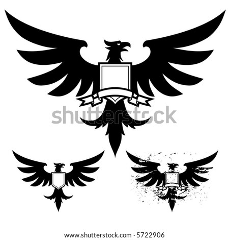 Black Eagle Stock Vector Illustration 5722906 : Shutterstock