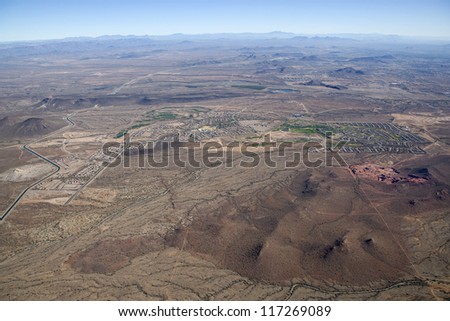 Early stages of a planned living community off the 303 northwest of Phoenix, Arizona