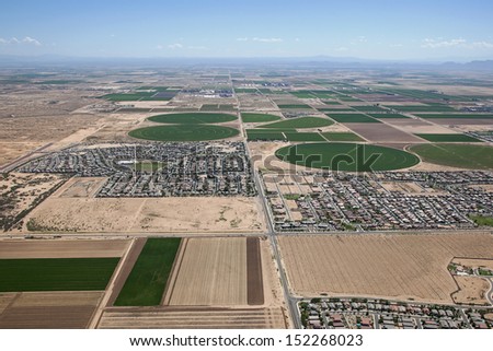 Arizona desert and farmland seeing growth from encroaching subdivisions