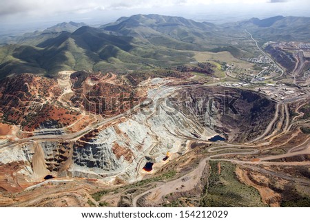 Lavender Open Pit mine in Bisbee, Arizona