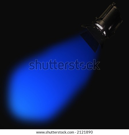 blue spotlight