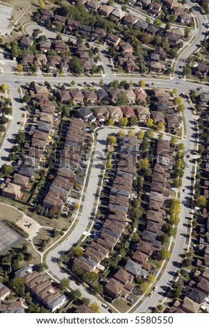 Patterns found in contemporary American suburban housing developments.