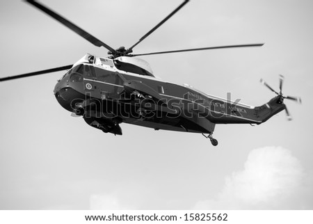 The Sikorsky VH-3D (Sea King) is the primary presidential helicopter. The VH-3D designation is specific to US Marine Corps VIP transport helicopters.