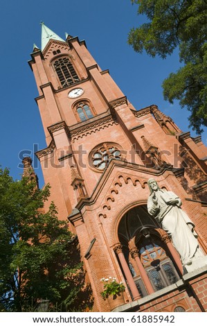 Gethsemane Church is located in Prenzlauer Berg, in the Berlin borough of Pankow. In the 1980s it became a meeting point for opponents of the GDR (East German) regime.
