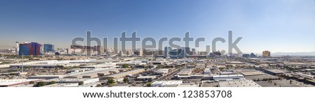 Skyline of Las Vegas City, Nevada, USA