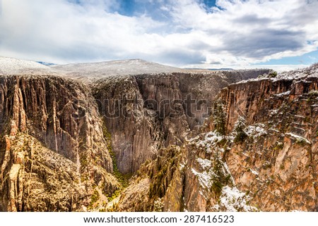 Black Canyon of the Gunnison National Park during Spring