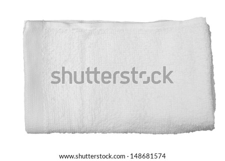 Towel isolated on white