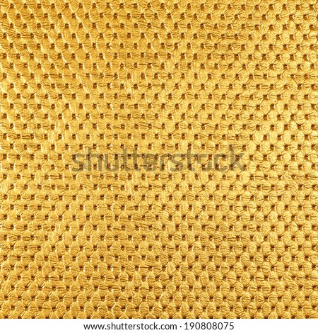 Close up goleden leather furniture coverage texture