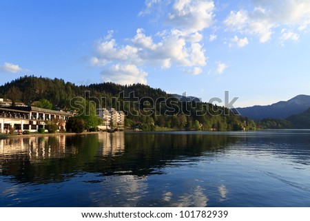 Some hotels in Bled, Slovenia, at the famous lake with the little island