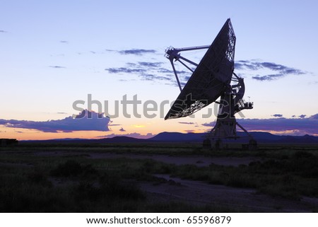 Radiotelescopes at the Very Large Array, the National Radio Observatory in New Mexico