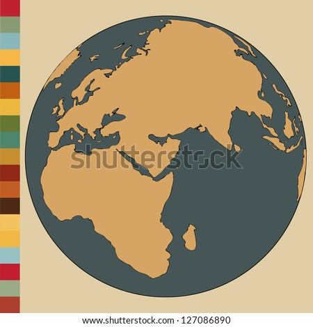 World Map Earth Globe Vector Illustrator EPS 10 World Map Earth Globe Vector Illustrator EPS 10