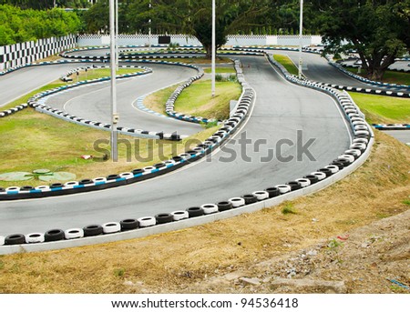 Go Kart Race Track.