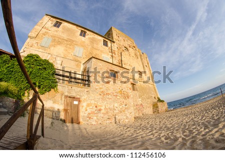 Ancient Tower on the Sea with beach - Tuscany