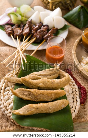 Keropok Lekor, is a Malaysian food that is a favourite snack especially in the east coast of the Malaysian Peninsula.