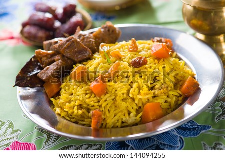arab food, ramadan foods in middle east usually served with tandoor lamb