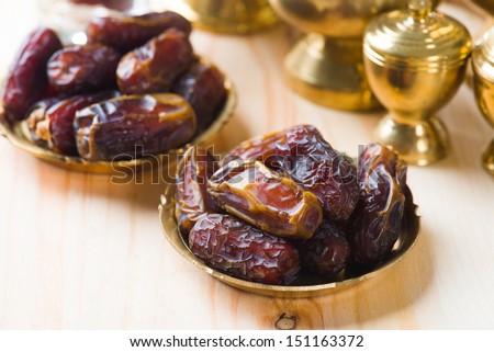 date palm ramadan food also known as kurma. Consumed before fasting break