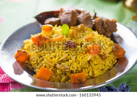 arab rice, ramadan foods in middle east usually served with tandoor lamb