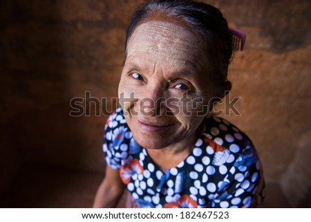 old asian senior woman in traditional clothes and tanaka top down shot