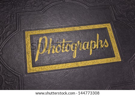 Photograph Album - A Wonderful Old Leather Bound Photograph Album