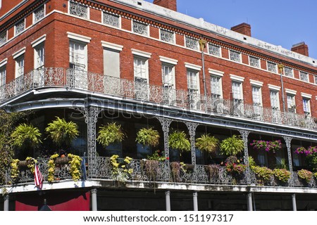 New Orleans - A New Orleans Balcony In The French Quarter