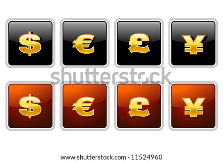 currency signs. currency signs. stock vector