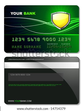 credit card logos eps. stock vector : Credit card