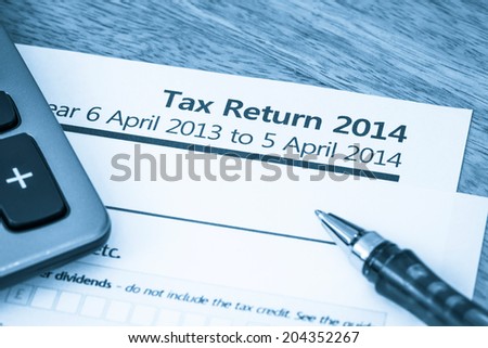 Tax return form 2014