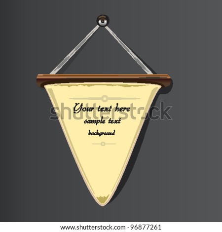 Vector Hanging Banner