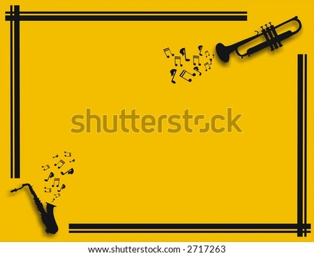 saxophone wallpaper. yellow abstract ackground
