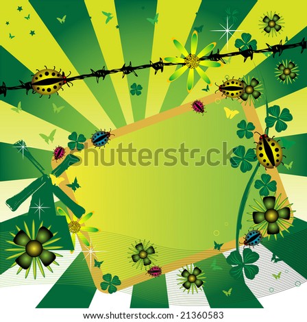 Barbed Wire Abstract