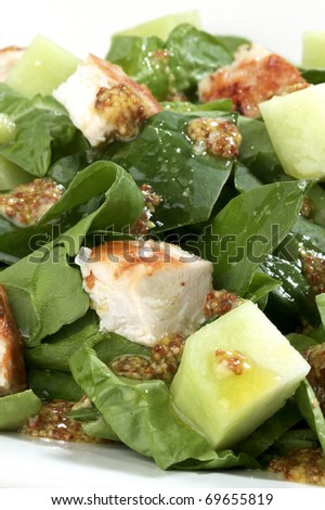 chicken and spinach salad
