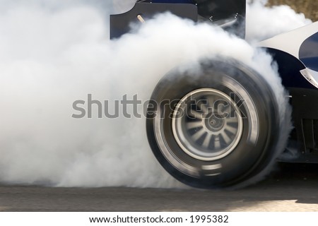 Racing Car Burnout