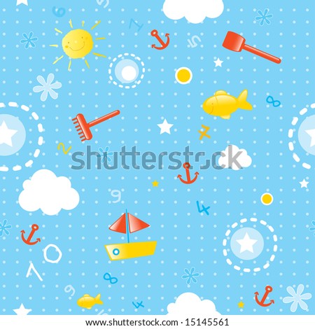 wallpaper baby. stock vector : aby wallpaper-