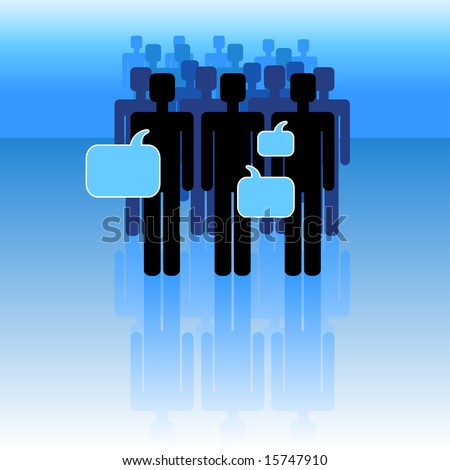 stock vector : group of people