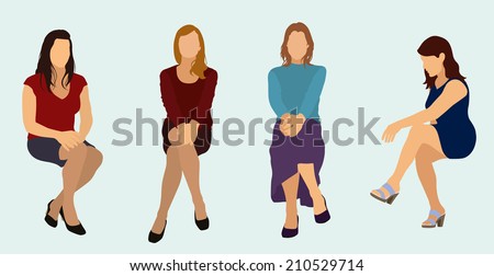 Women Sitting Down while wearing Dresses or Skirts Women Sitting Down while wearing Dresses or Skirts