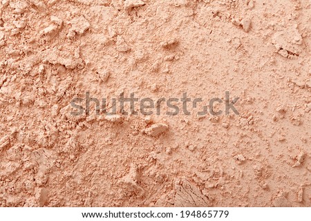 Face powder texture