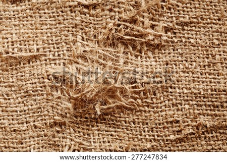 Vintage old linen fabric