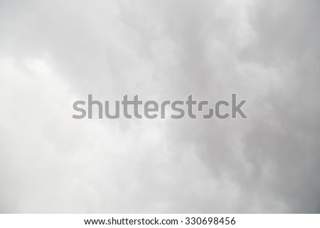 Grey sky. Nature background