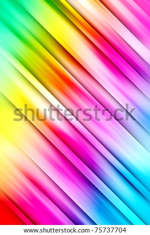 Abstract rainbow template